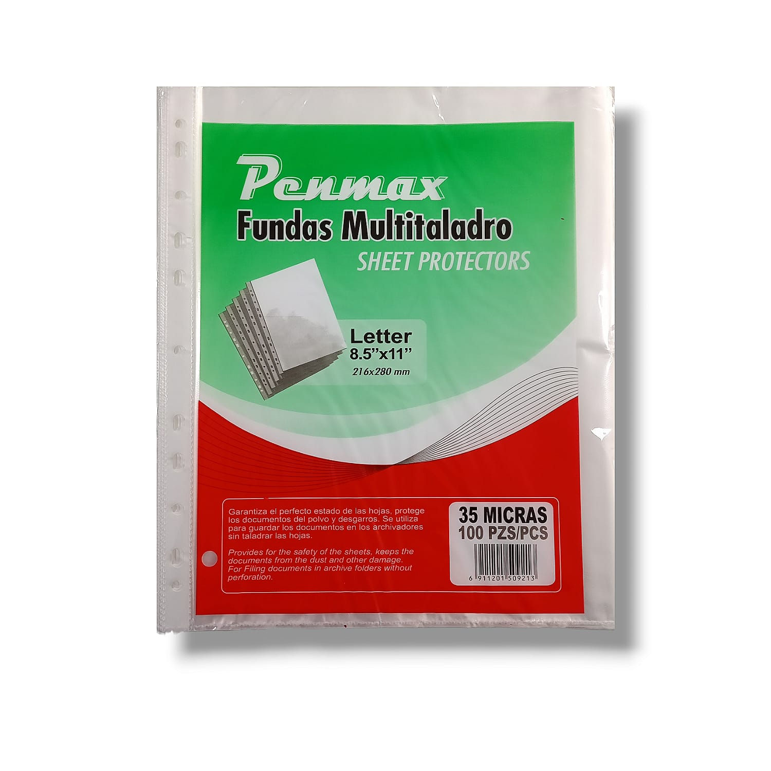 Bolsillo Plástico Catalogo Carta X100