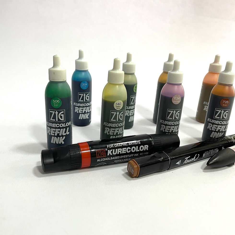 Miniatura: Recarga Tinta Marcadores de Alcohol *1