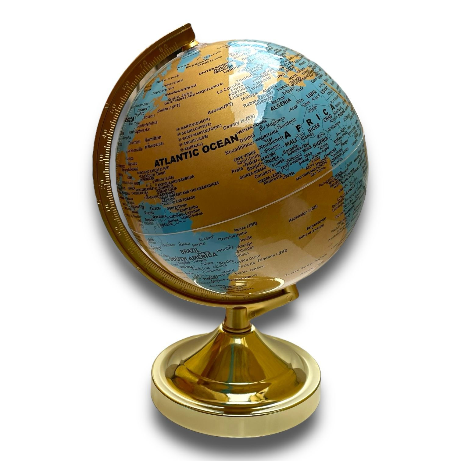 Globo terráqueo 33 cm altura