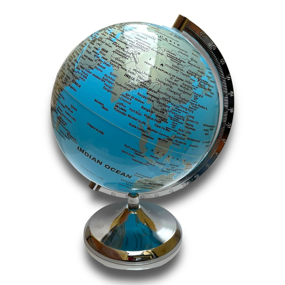 Miniatura: Globo terráqueo 31 cm de altura