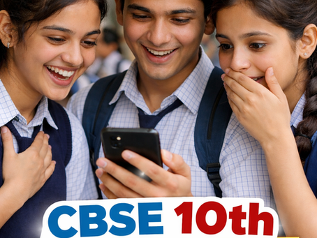 CBSE 10th Result 2026 students checking board exam results on smartphone