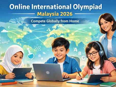 Online international olympiad Malaysia 2026 students learning from home with global competition
