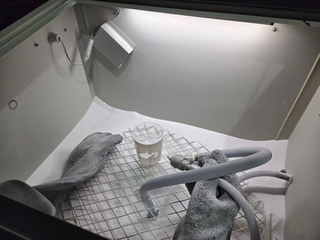 サンドブラスト体験始めます。