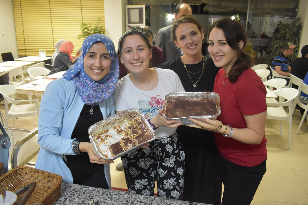 Qalam students at the Arabic Language Cafe for Iftar