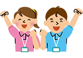 男女の介護士