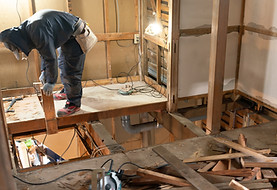 リフォーム　家の中の解体