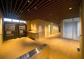 多目的ホール 天井アルミルーバー