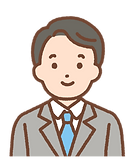 男性ビジネスマンのイラスト