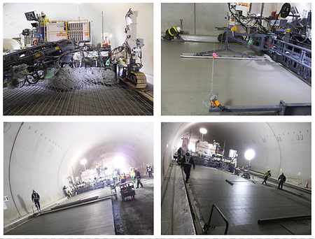 コンクリート舗装施工例