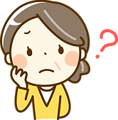 悩む女性のイラスト