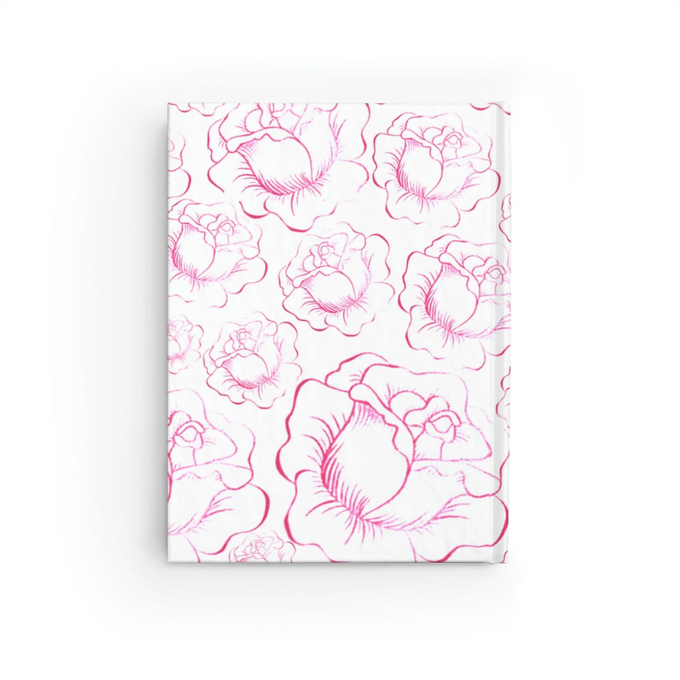 Thumbnail: By Cofi Original Floral Print Journal - Ruled Line