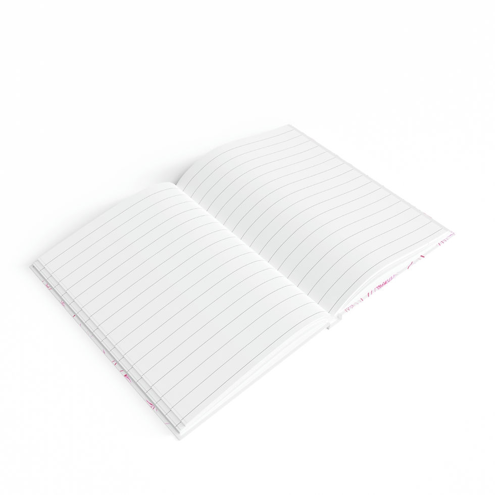 Thumbnail: By Cofi Original Floral Print Journal - Ruled Line