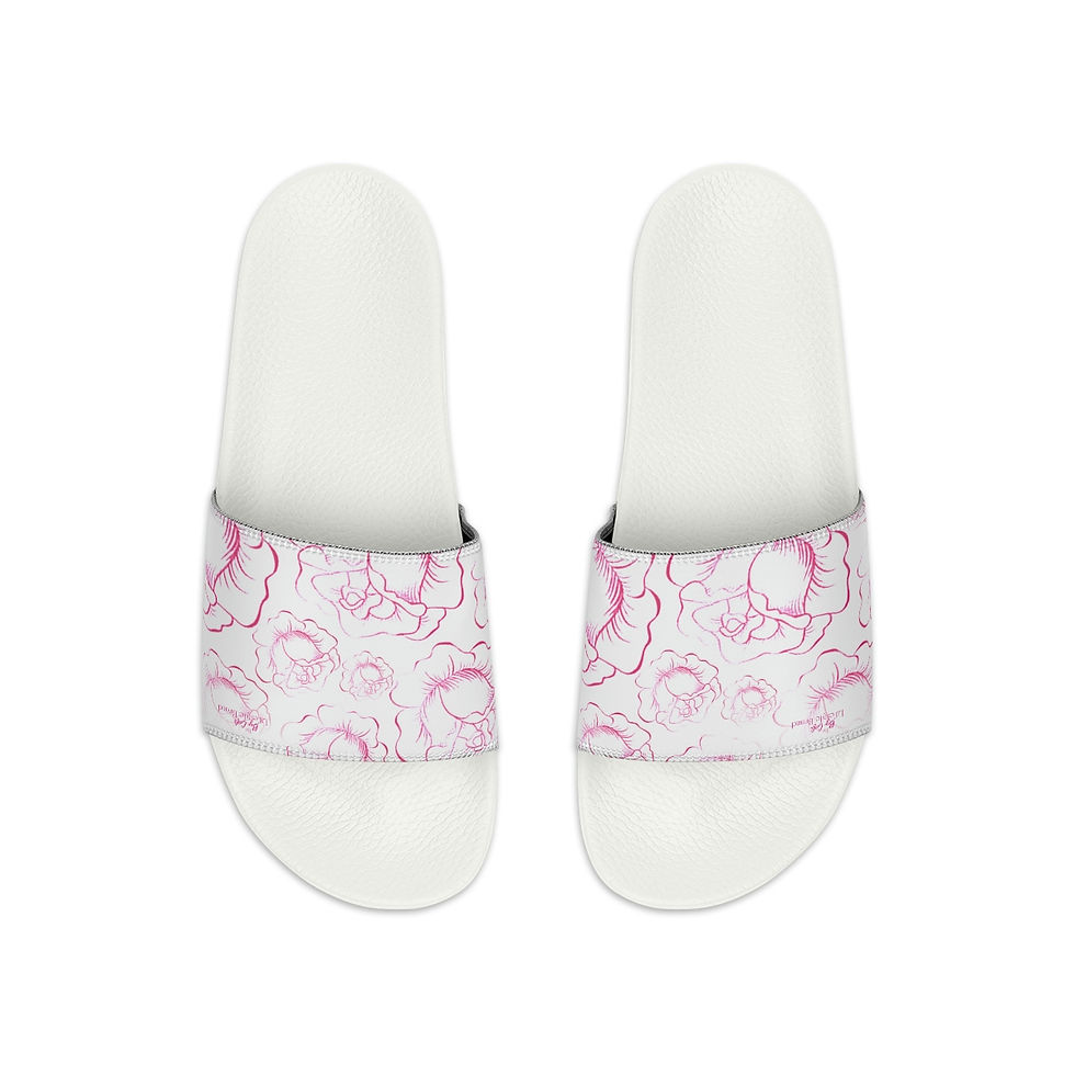 Thumbnail: By Cofi Original Floral Print Women's Slides