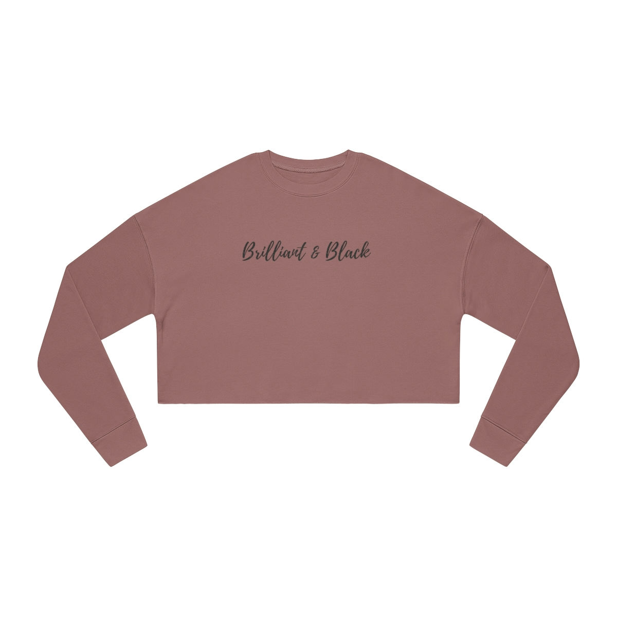 By Cofi Brilliant & Black Women's Cropped Sweatshirt