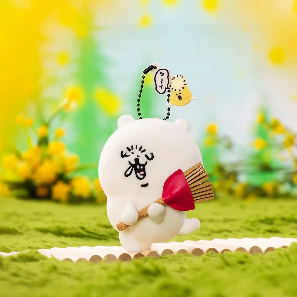 縮圖：日本長野角色自嘲熊-花粉系列吊飾