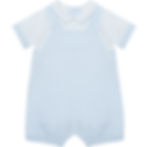 Lucas Pale Blue Bear Summer Romper