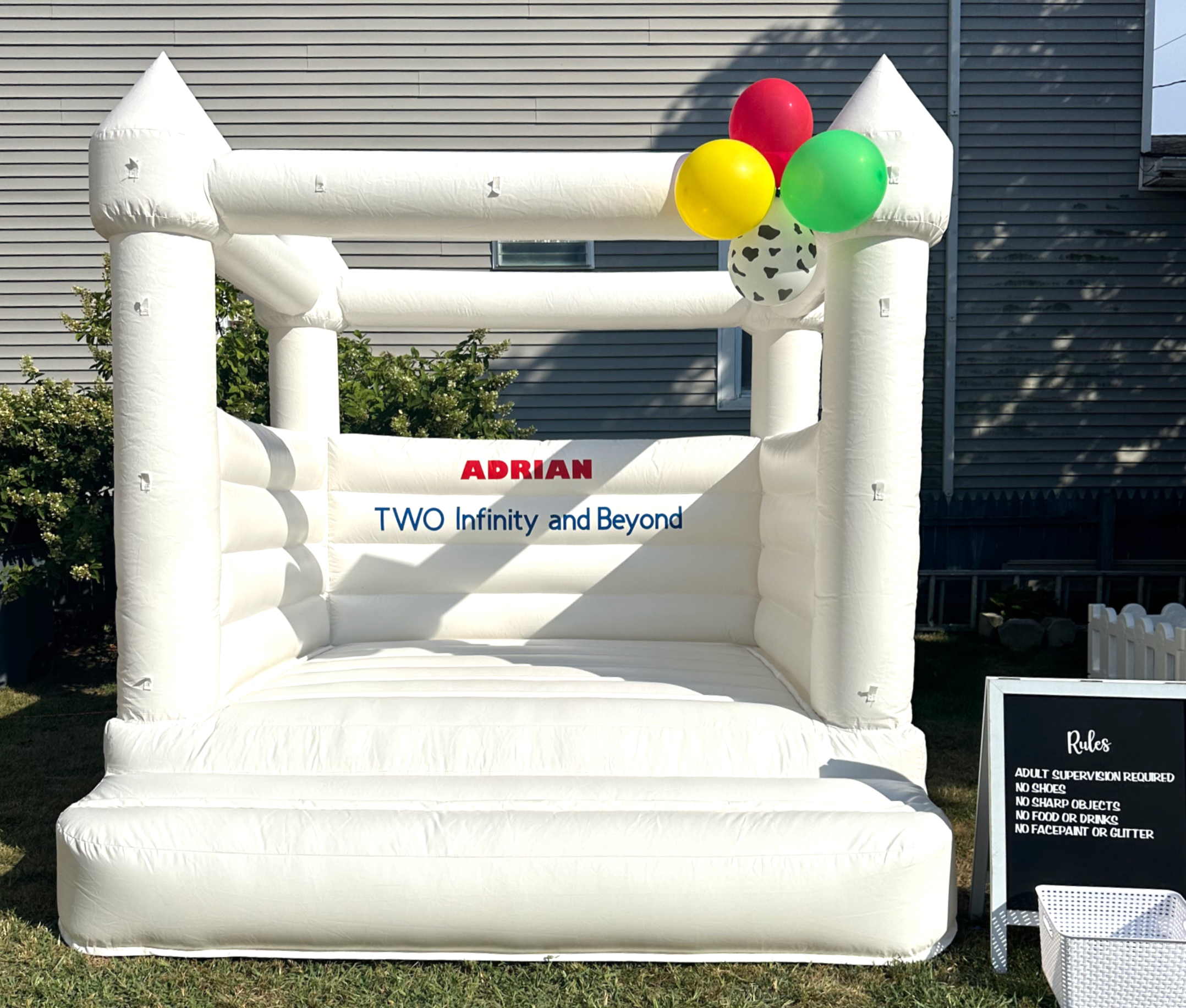 White Bounce Castle