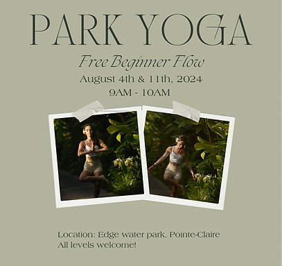 YOGA IN THE PARK(Event #1)