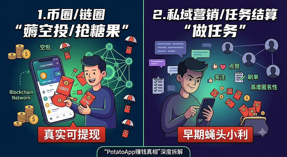 Potato赚钱真相图示
