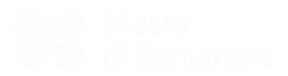 Logo Magia Orizzontale bianco