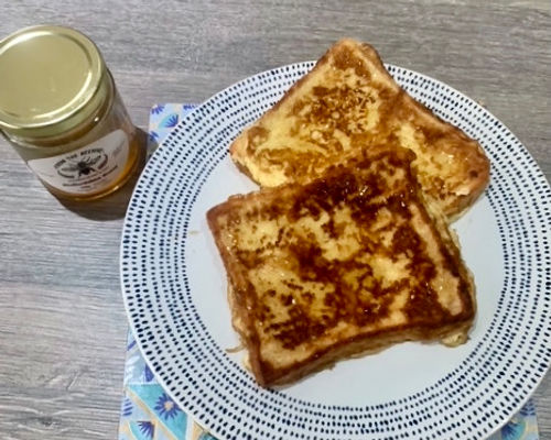 Eggy Bread with Honey Drizzle