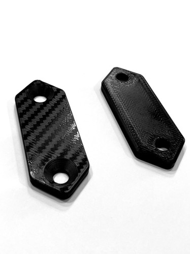 Kawasaki Zx6 / 636 (2019-2024) Mirror Block Offs | Swerve Boy Motorz