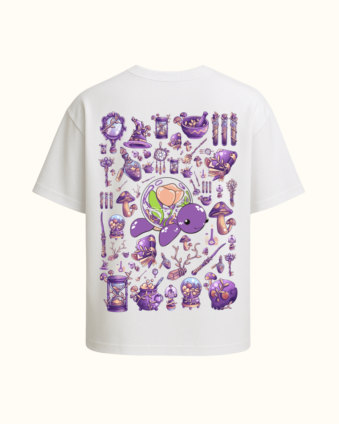 Turtle juju Oversized Tee | Unisex | 240GSM cotton