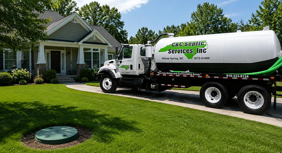 Summer is the perfect time to have C&C Septic Services take care of your septic tank.