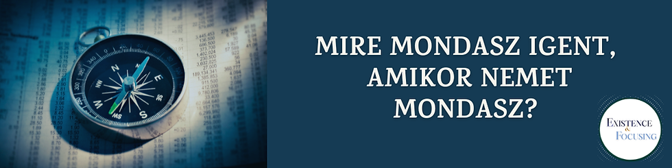 Existence&Focusing: Határ-döntés-kapcsolódás