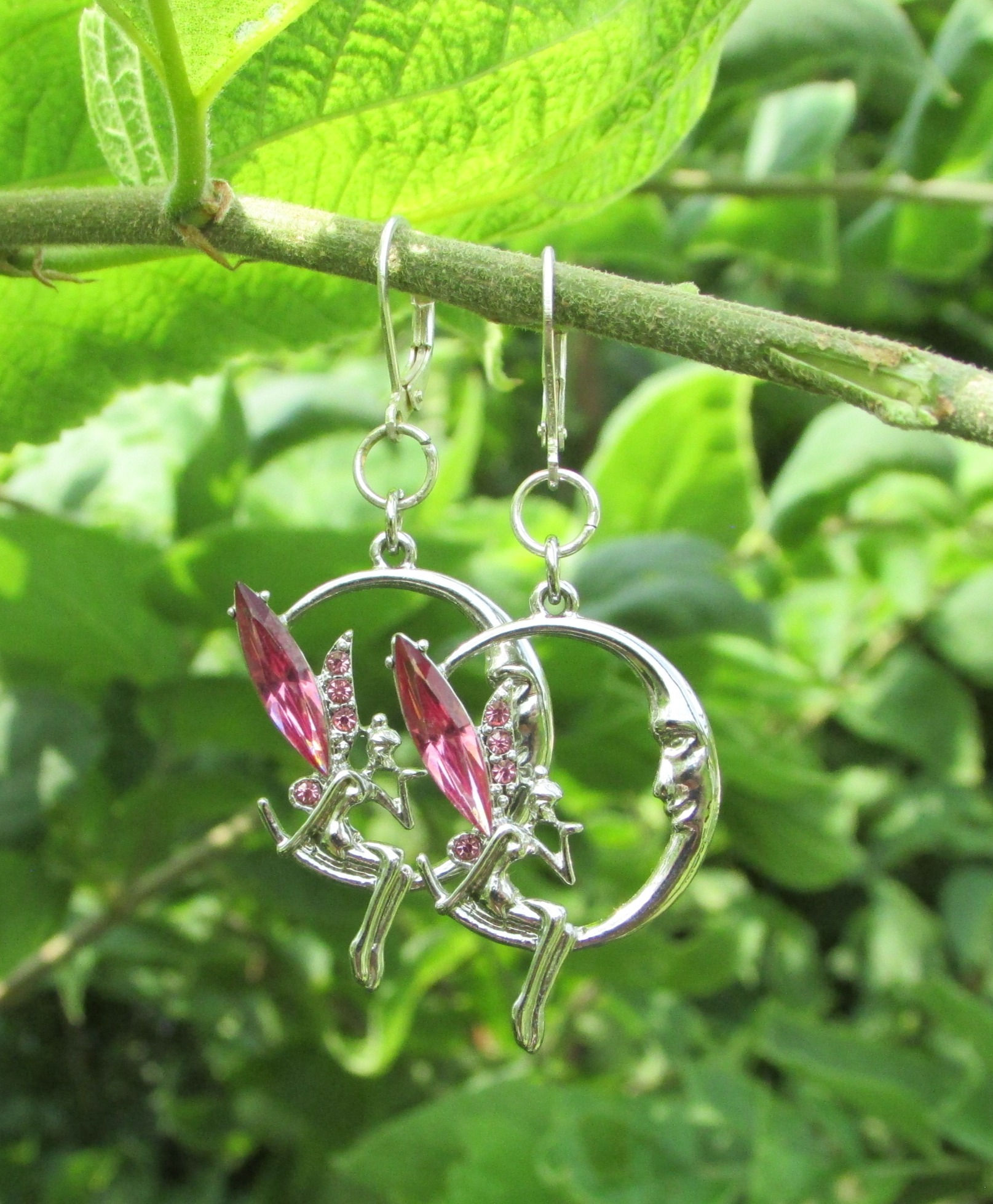 MINI Fae on the moon Earrings