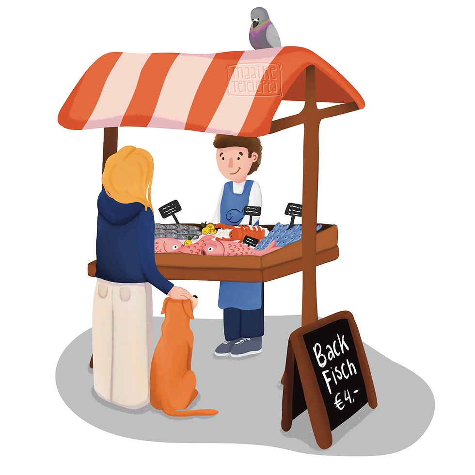 Illustratie markt Winterswijk