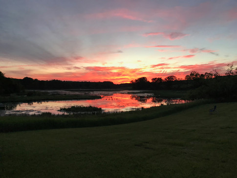 Sunset on the lake