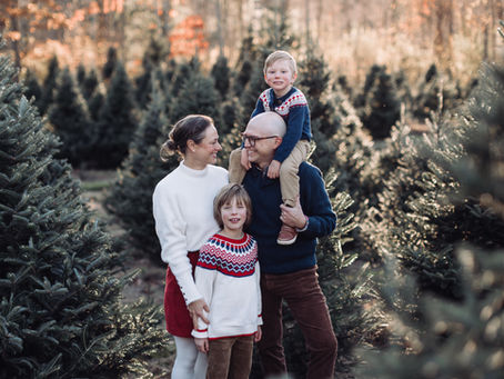 Boston Christmas Tree Farm Mini Sessions