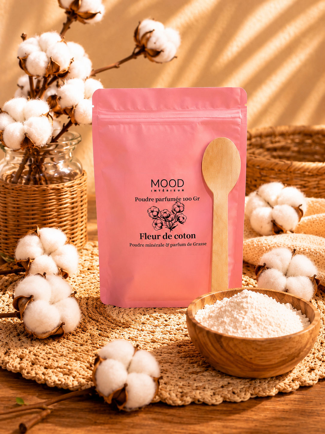 Poudre parfumée Fleur de coton 100G