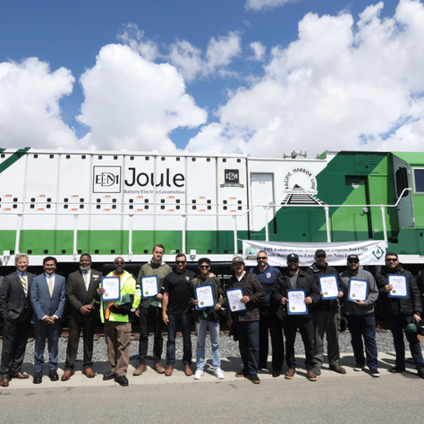 Pacific Harbor Line Graduates Next Group of Locomotive Engineers to Serve San Pedro Port Complex