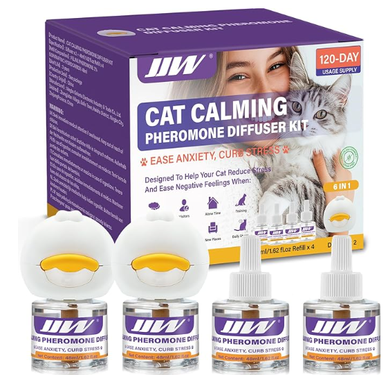 JJW Kit Diffusore di Feromoni Calmanti 6 in 1