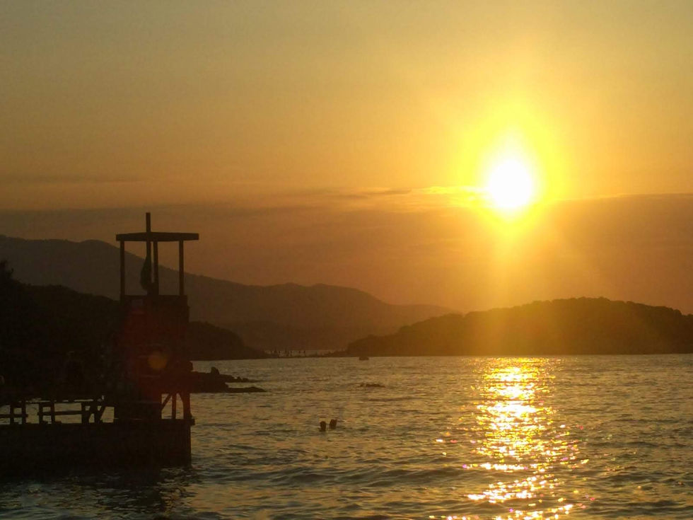ksamil tramonto
