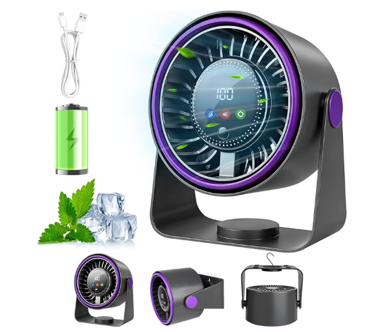 Ventilatore da Tavolo USB 3 in 1