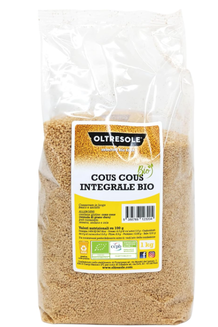 Cous Cous integrale Bio