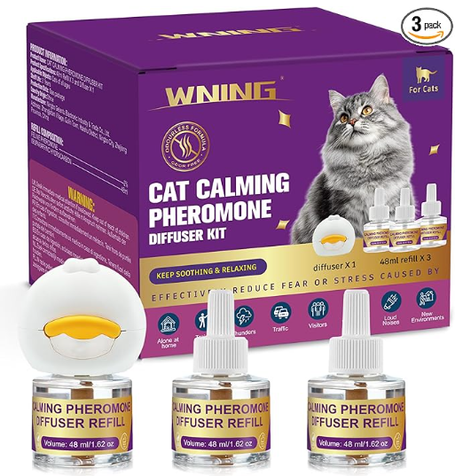 Diffusore di Feromoni Calmanti per gatti con 3 ricariche