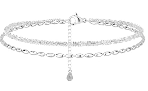 Cavigliera Donna Argento 925 Elegante e Impermeabile