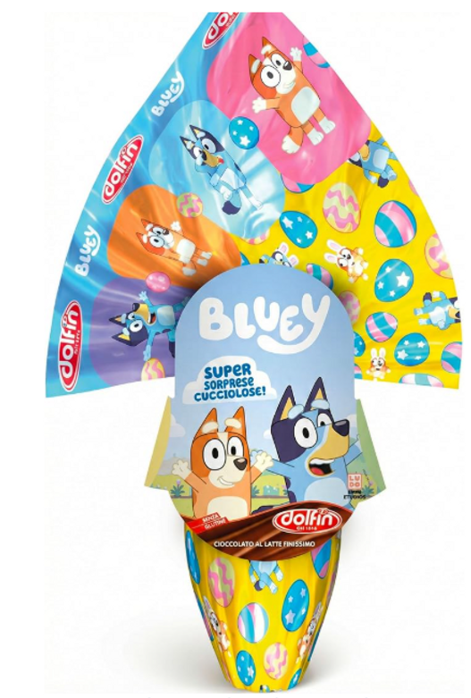 Dolfin Bluey Uovo di Pasqua 220g – Senza Glutine