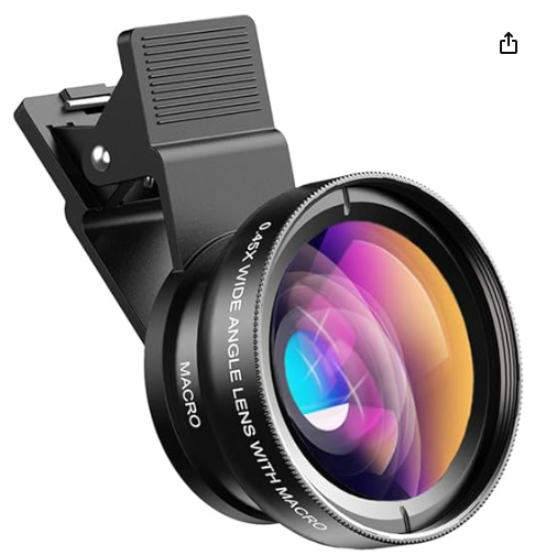 APEXEL Set Obiettivi Grandangolo + Macro