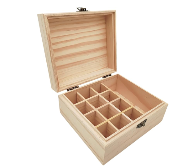 Anktily Scatola in Legno con 13 Scomparti