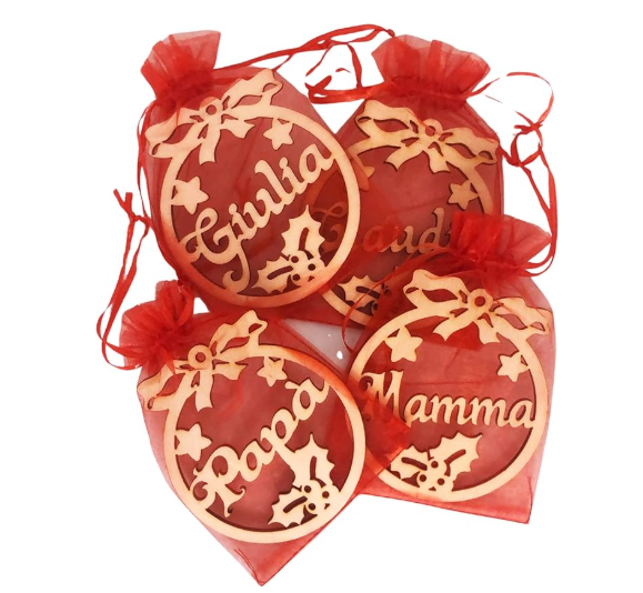 Vestipassioni Set di Palline Personalizzate con Nome