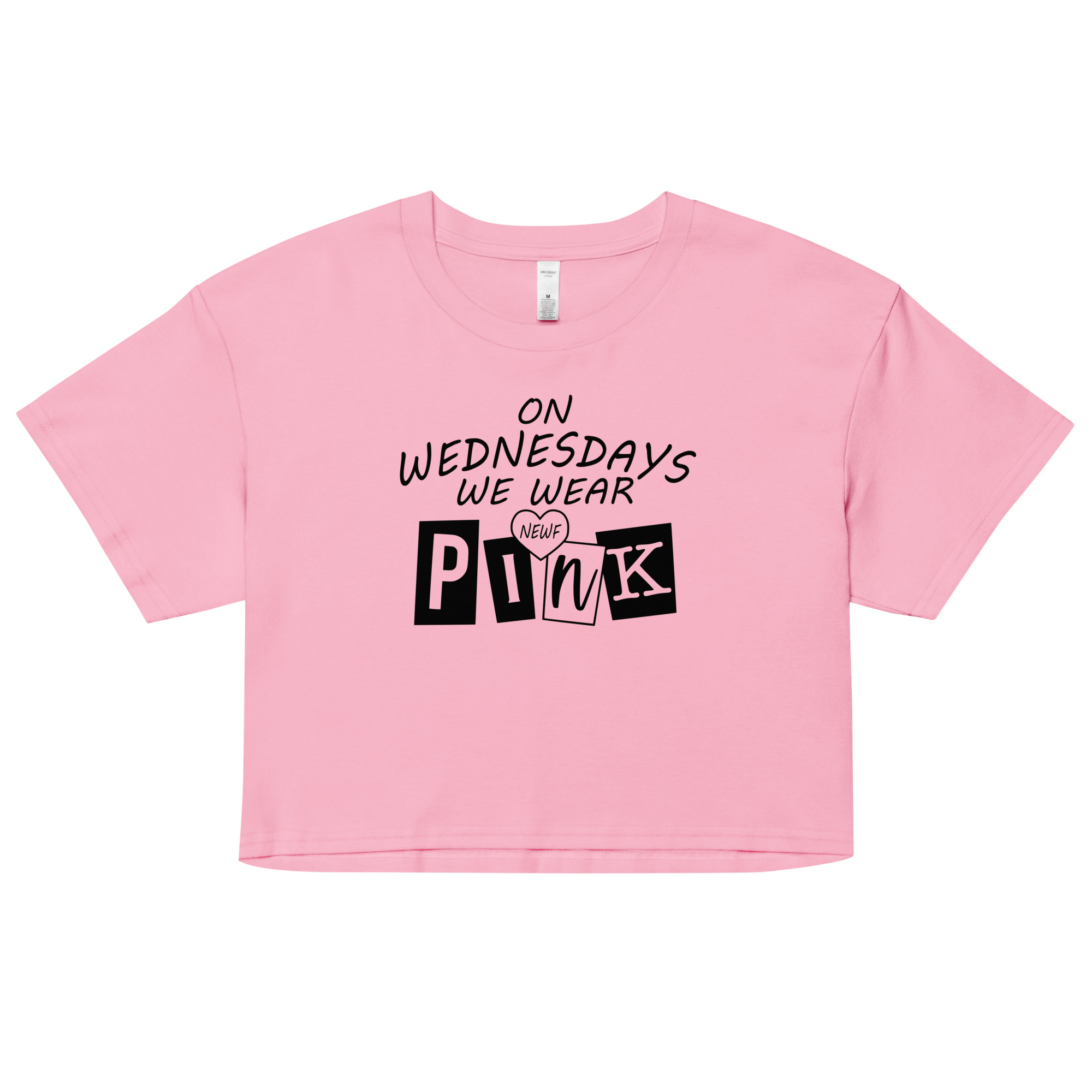 WE WEAR PINK HEART Women’s crop top