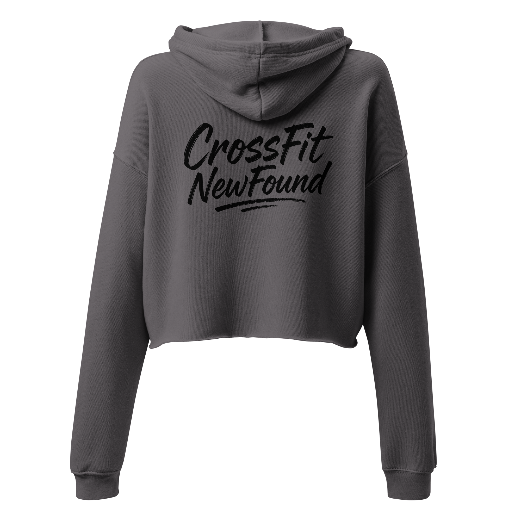 BRUSH STROKE - Crop Hoodie
