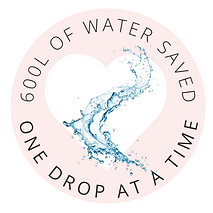 600l of water saved one drop at a time