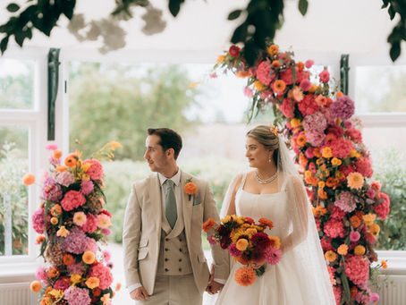 Anything But Ordinary: A Vibrant Sunset Wedding at Combermere Abbey