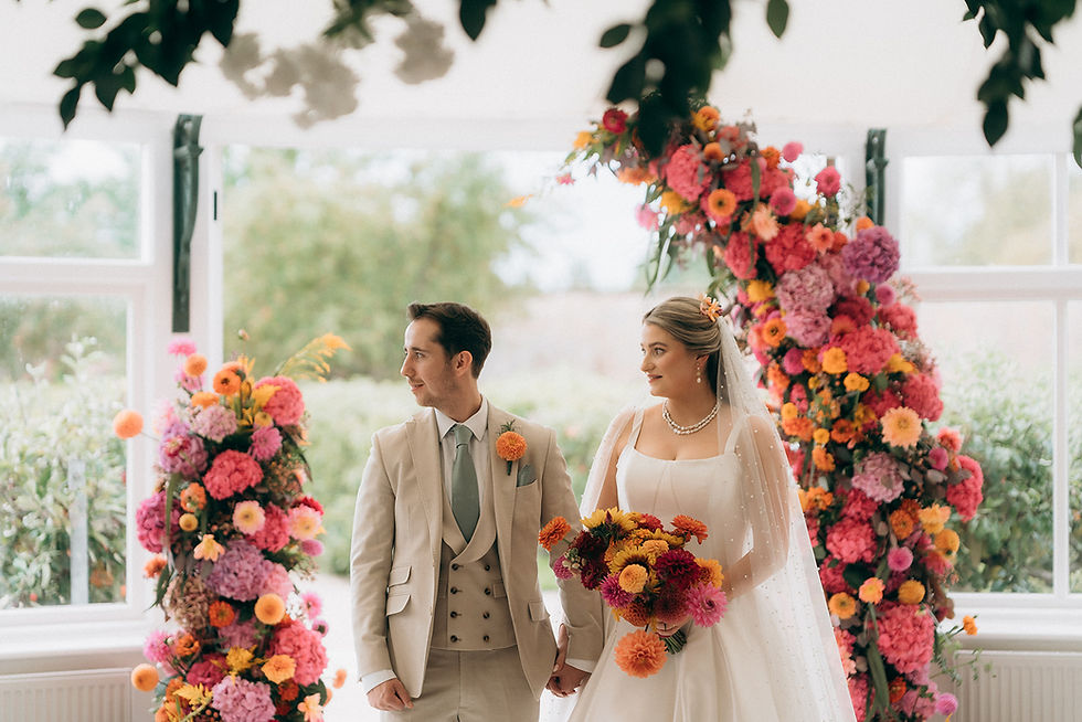 Anything But Ordinary: A Vibrant Sunset Wedding at Combermere Abbey